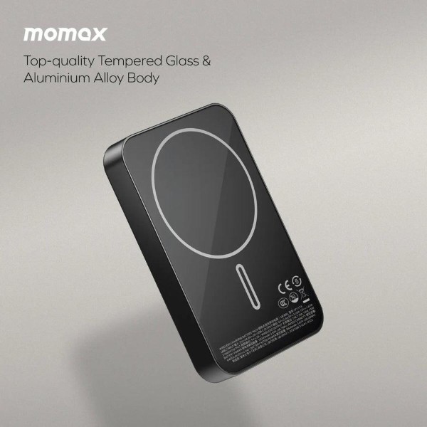 Фото - Батарея мобільна Momax 10000MAH Q.MAG X1 BLACK (IP117AD)