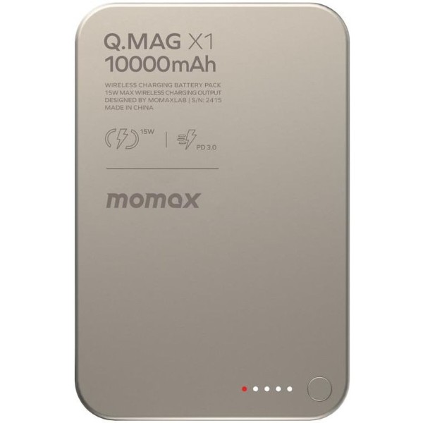 Фото - Батарея мобільна Momax 10000MAH Q.MAG X1 TITAN (IP117AE)