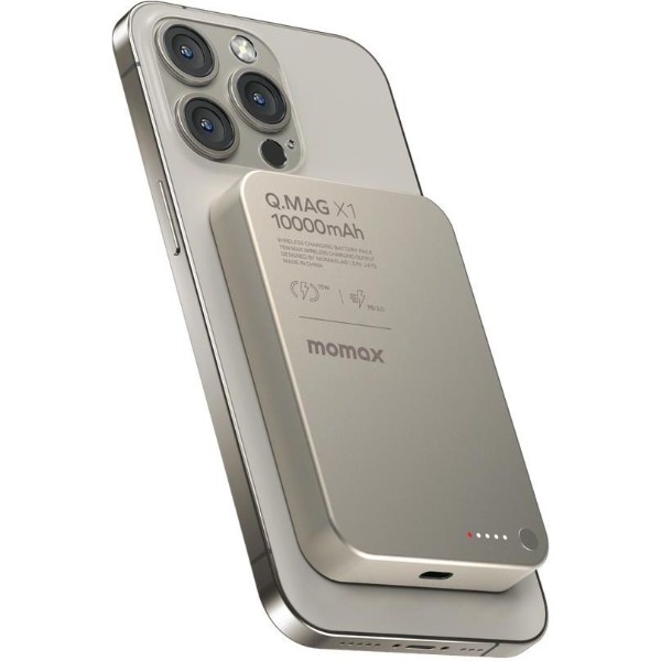 Фото - Батарея мобільна Momax 10000MAH Q.MAG X1 TITAN (IP117AE)