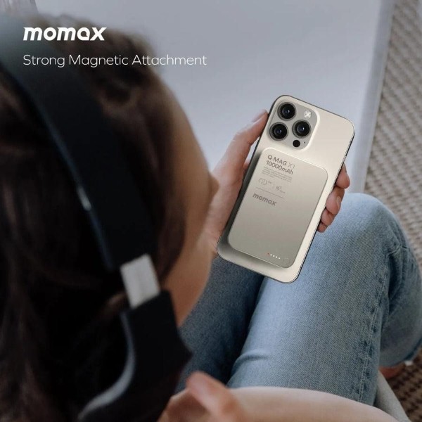 Фото - Батарея мобільна Momax 10000MAH Q.MAG X1 TITAN (IP117AE)