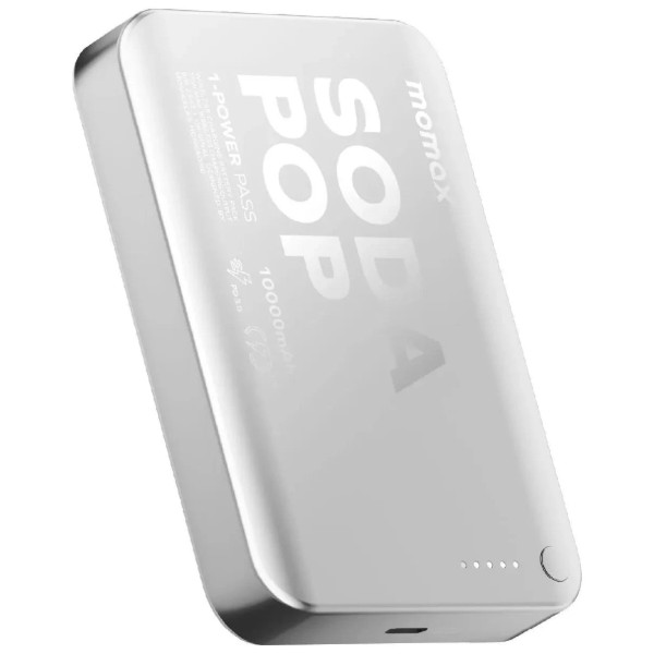 Фото - Батарея мобильная Momax 10000MAH SILVER (IP166S)