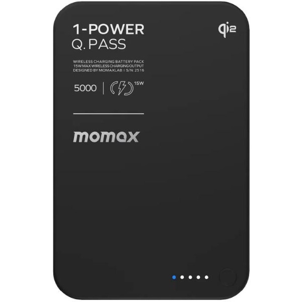 Фото - Батарея мобильная Momax 5000MAH BLACK (IP129Q2D)