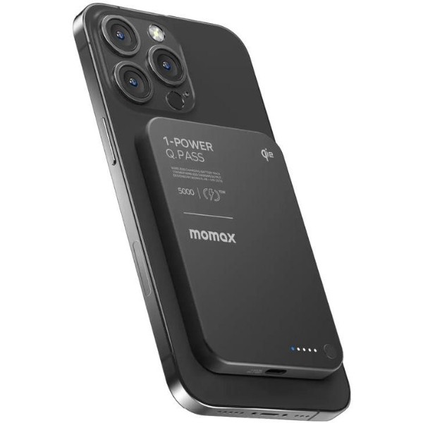 Фото - Батарея мобильная Momax 5000MAH BLACK (IP129Q2D)