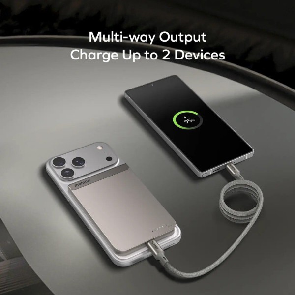 Фото - Батарея мобильная Momax 5000MAH BLACK (IP161Q2D)