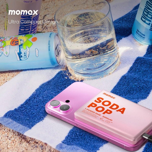 Фото - Батарея мобильная Momax 5000MAH BLUE (IP135AB2)