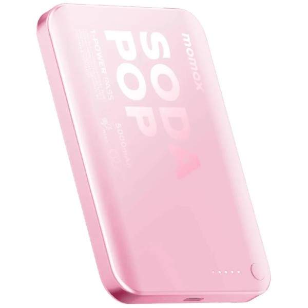Фото - Батарея мобільна Momax 5000MAH PINK (IP165P)
