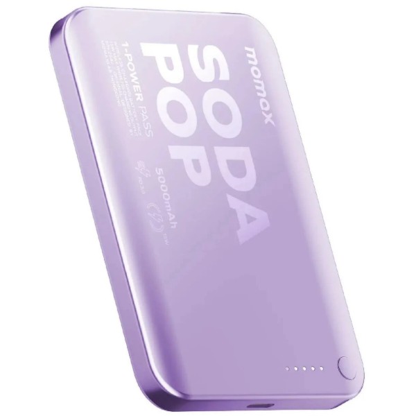 Фото - Батарея мобильная Momax 5000MAH PURPLE (IP165U)