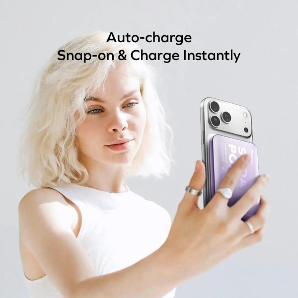 Фото - Батарея мобильная Momax 5000MAH PURPLE (IP165U)