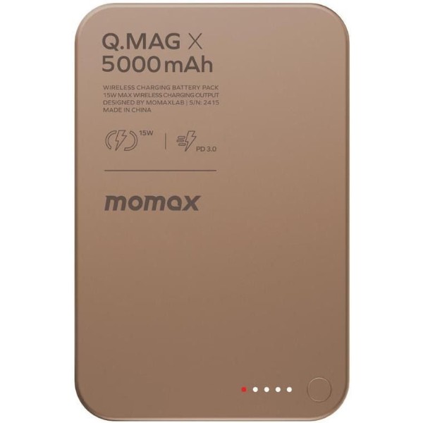 Фото - Батарея мобільна Momax 5000MAH Q.MAG X TITAN (IP116AL2)