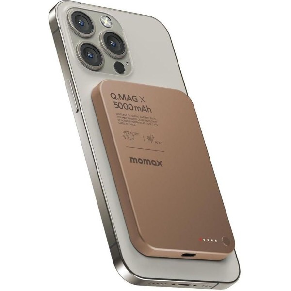 Фото - Батарея мобільна Momax 5000MAH Q.MAG X TITAN (IP116AL2)
