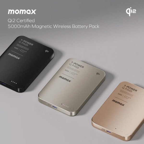 Фото - Батарея мобильная Momax 5000MAH SANDSTONE (IP129Q2L2)