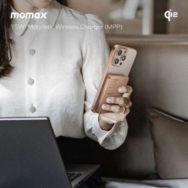 Фото - Батарея мобильная Momax 5000MAH SANDSTONE (IP129Q2L2)