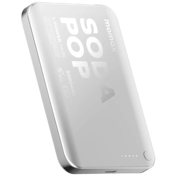 Фото - Батарея мобильная Momax 5000MAH SILVER (IP165S)