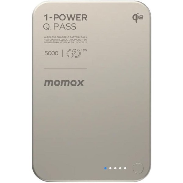 Фото - Батарея мобильная Momax 5000MAH TITANIUM (IP129Q2L)