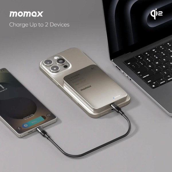 Фото - Батарея мобильная Momax 5000MAH TITANIUM (IP129Q2L)