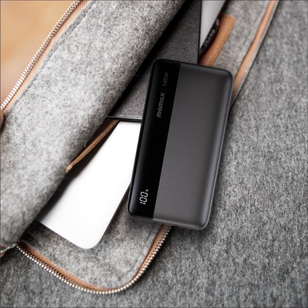 Фото - Батарея мобільна Momax USB-C 25000MAH BLACK (IP150D)