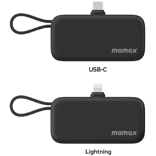 Фото - Батарея мобильная Momax USB-C 5000MAH BLACK (IP130D)