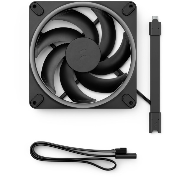 Фото - Корпусний вентилятор Fractal design Momentum 14 RGB Black (FD-F-MR1-1401)