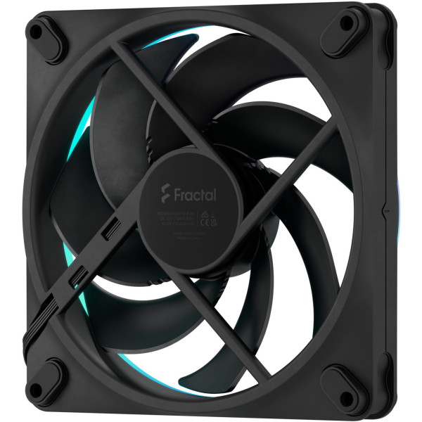 Фото - Корпусний вентилятор Fractal design Momentum 14 RGB Black (FD-F-MR1-1401)