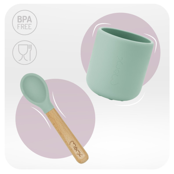 Фото - Набір дитячий MoMi AMI Green