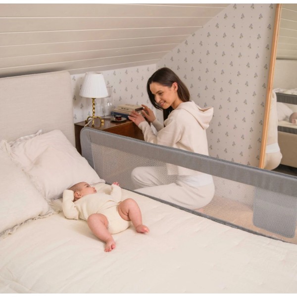 Фото - Бортик классический MoMi LEXI XL PLUS Gray (AKCE00061)