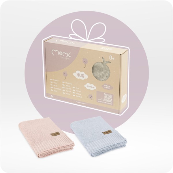 Фото - Плед дитячий літо MoMi HUG Beige