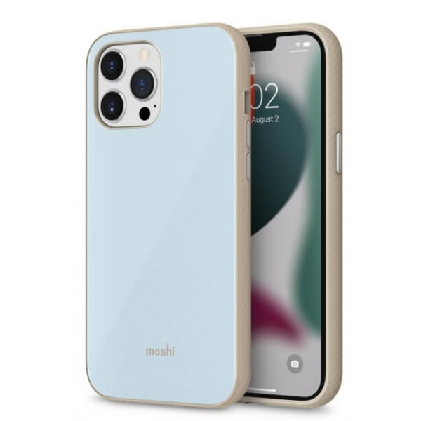 Фото - Чохол для смартфону
 Moshi iGlaze Slim Hardshell Case Adriatic Blue for iPhone 13 Pro Max (99MO132523)