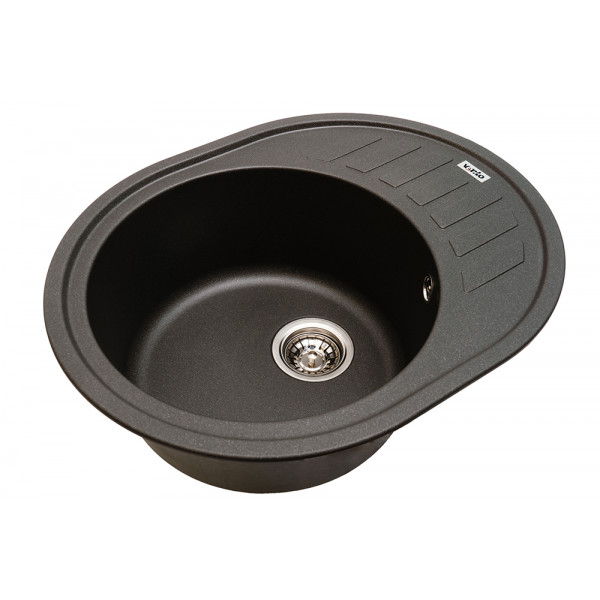 Фото - Мойка кухонная Ventolux Monica (GRAPHIT QUARTZ) 620x500x220