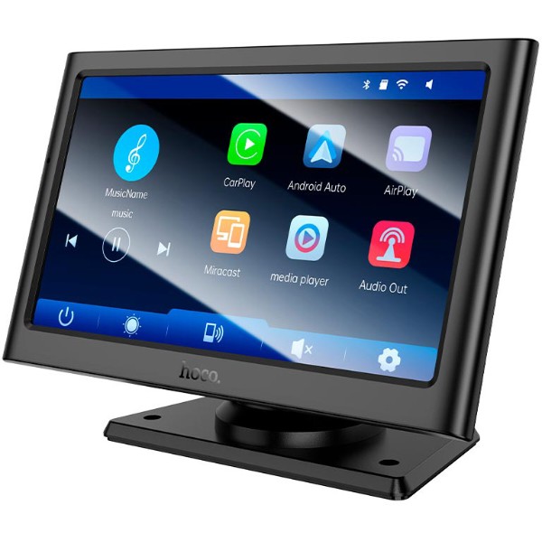 Фото - Монітор авто HOCO HU2 Imogen 7'' Car Wireless Black