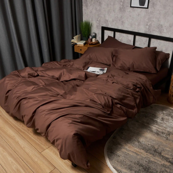 Фото - Комплект постільної білизни Moon&Star Satin Premium Mocha Mood 200х220 (MS-820010056)