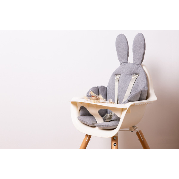 Фото - Вставка для стульчика для кормления Childhome Rabit/Grey (CCRASCJG)