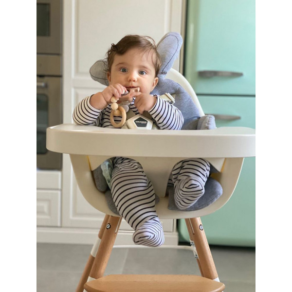 Фото - Вставка для стульчика для кормления Childhome Rabit/Grey (CCRASCJG)