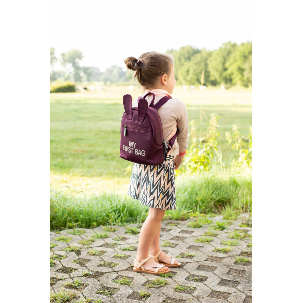 Фото - Рюкзак дитячий Childhome My first bag Aubergine (CWKIDBAU)