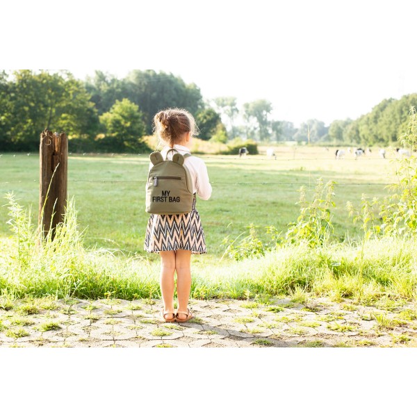 Фото - Рюкзак дитячий Childhome My first bag Khaki (CWKIDBKA)