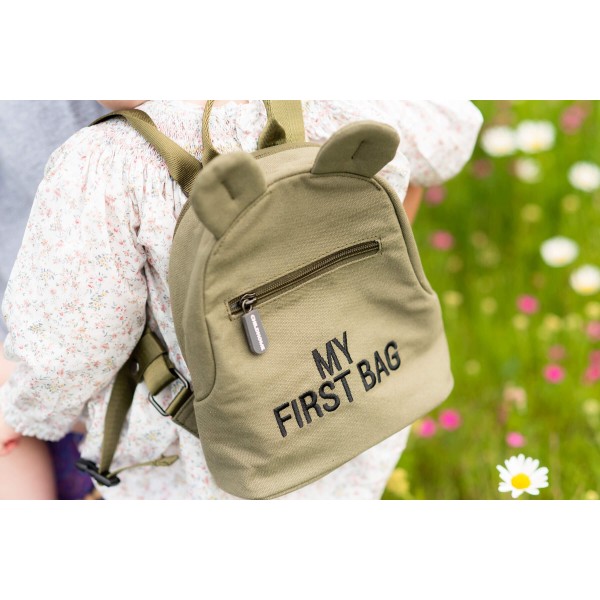 Фото - Рюкзак дитячий Childhome My first bag Khaki (CWKIDBKA)
