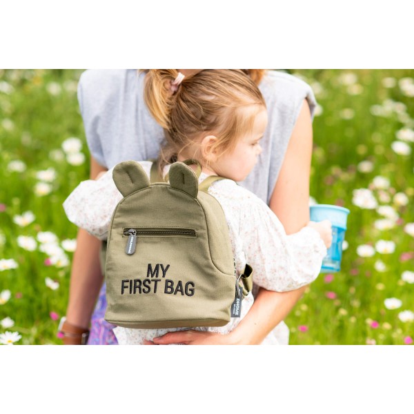 Фото - Рюкзак дитячий Childhome My first bag Khaki (CWKIDBKA)