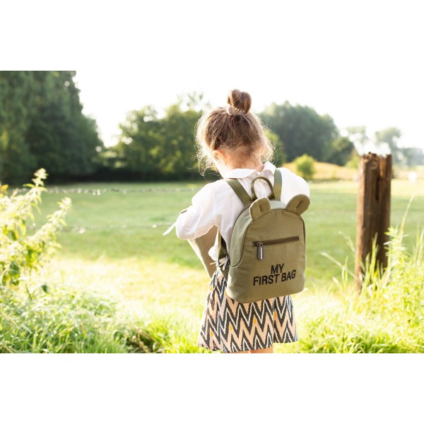 Фото - Рюкзак дитячий Childhome My first bag Khaki (CWKIDBKA)