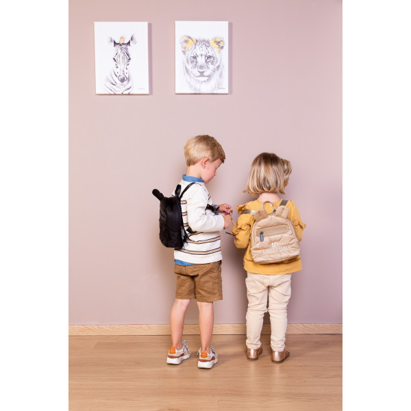 Фото - Рюкзак дитячий Childhome My first bag Puffered Black (CWKIDBPBL)