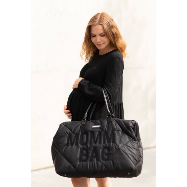 Фото - Сумка для родителей Childhome Puffered Black (CWMBBPBL)