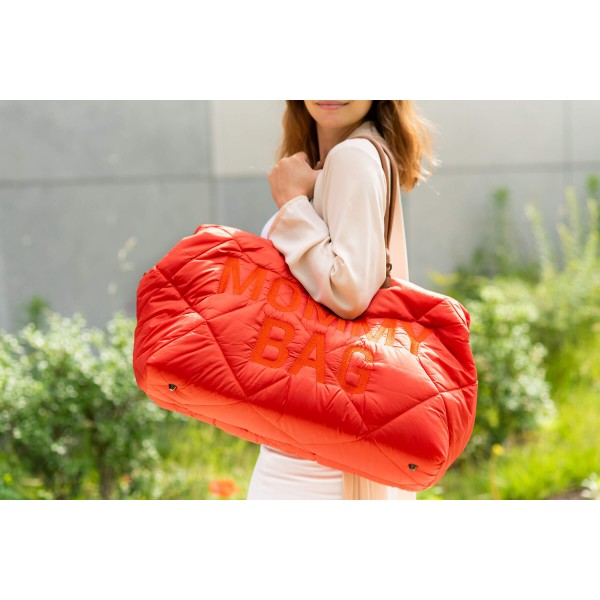 Фото - Сумка для родителей Childhome Puffered Red (CWMBBPRE)