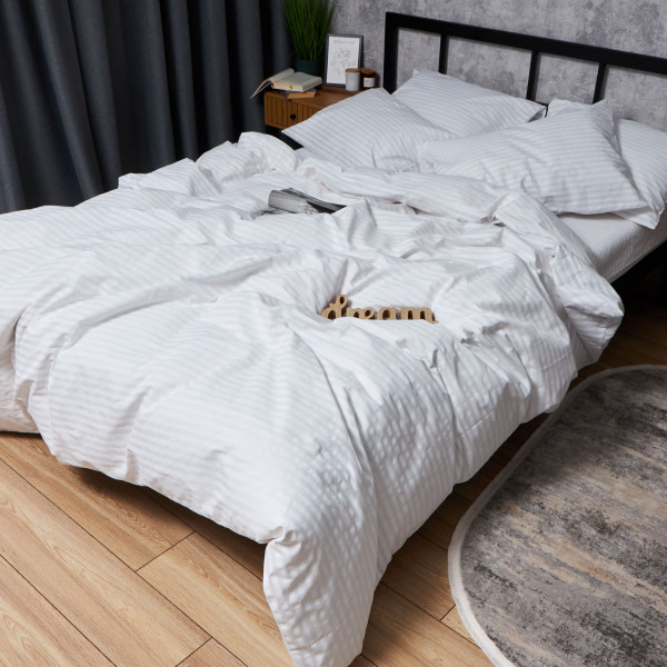 Фото - Комплект постільної білизни Moon&Star Бязь Gold Люкс White Harmony 175х210 см нав. 50х70 2 шт. (MS-890000622)