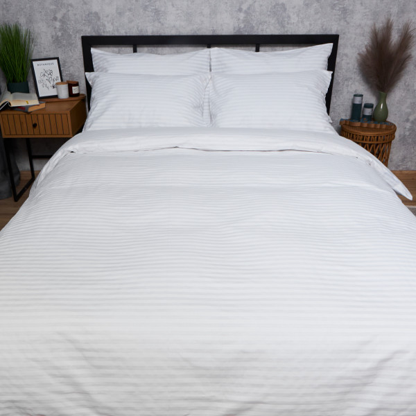 Фото - Комплект постільної білизни Moon&Star Бязь Gold Люкс White Harmony 175х210 см нав. 50х70 2 шт. (MS-890000622)