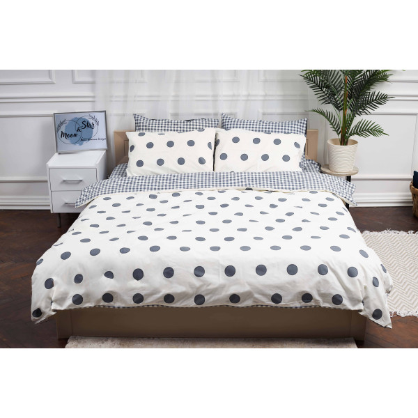 Фото - Комплект постільної білизни Moon&Star 143х210х2 нав. 2х70х70 Riccarda Ranforce Elite (MS-820000202)