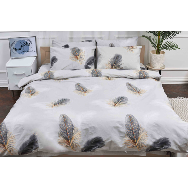 Фото - Комплект постільної білизни Moon&Star 160х220х2 нав. 4х50х70 Soccoro Ranforce Elite (MS-820000383)