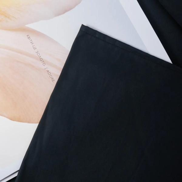 Фото - Простирадло полуторне Moon&Star Black Velvet Satin Premium Gold Люкс 150х220 см (MS-860000226)