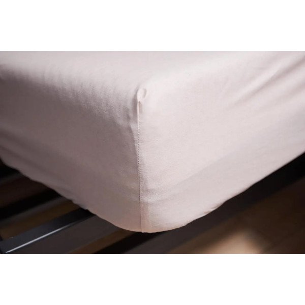 Фото - Простирадло євро Moon&Star на гумці Blanc Бязь Gold Люкс 200х200х20 см (MS-850000058)