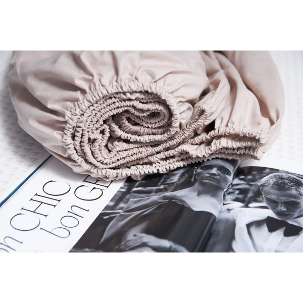 Фото - Простирадло євро Moon&Star на гумці Blanc Бязь Gold Люкс 200х200х20 см (MS-850000058)