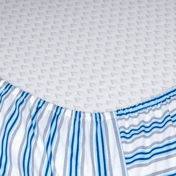 Фото - Простирадло євро Moon&Star Calm Waters Бязь Gold Люкс 200х220х25 см (MS-850000759)