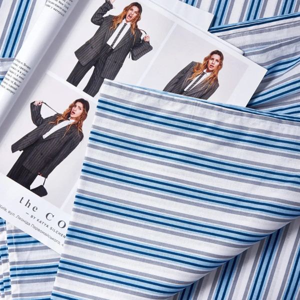 Фото - Простирадло односпальне Moon&Star Calm Waters Бязь Gold Люкс 110х160 см (MS-860000130)