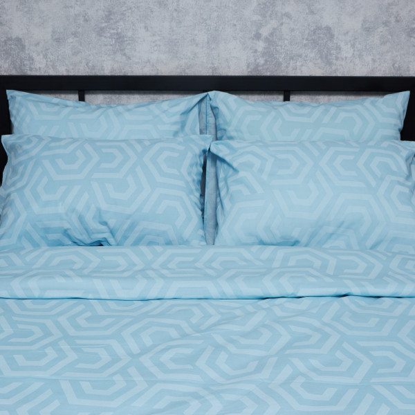 Фото - Комплект постільної білизни Moon&Star Бязь Gold Люкс «Arctic Glow» 200х220 нав. 2х40х60 (MS-820005855)